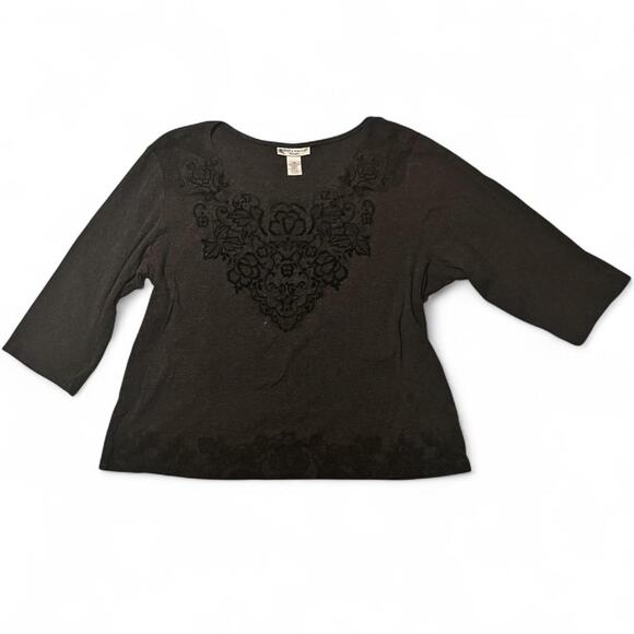 Dark grey witchy gothic tee - Picture 3 of 6